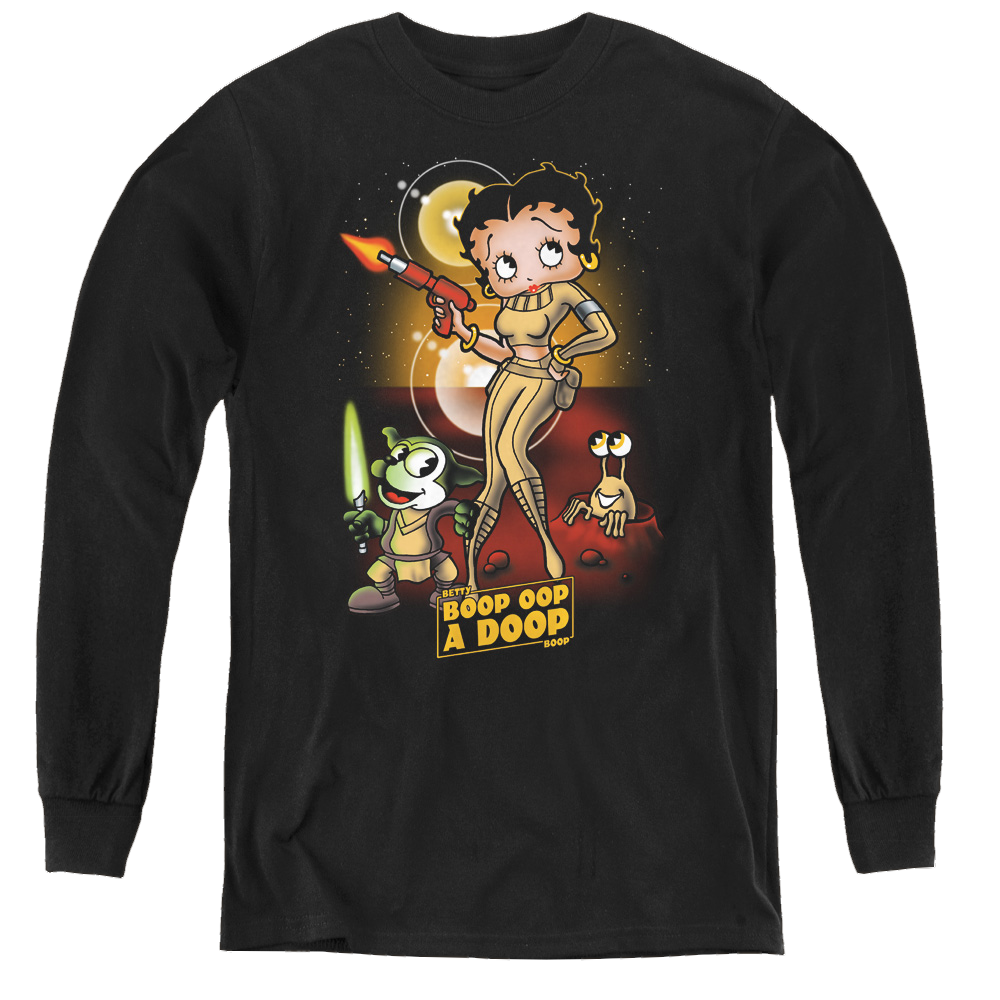 Betty Boop Star Princess - Youth Long Sleeve T-Shirt Youth Long Sleeve T-Shirt Betty Boop   