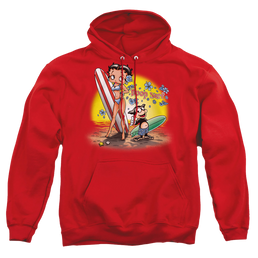Betty Boop Surf - Pullover Hoodie Pullover Hoodie Betty Boop   