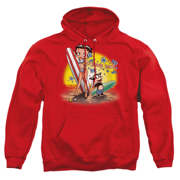 Betty Boop Surf - Pullover Hoodie Pullover Hoodie Betty Boop   