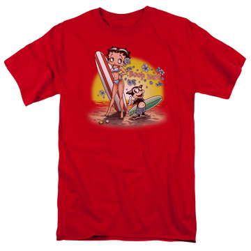 Betty Boop Surf - Men's Regular Fit T-Shirt Men's Regular Fit T-Shirt Betty Boop   