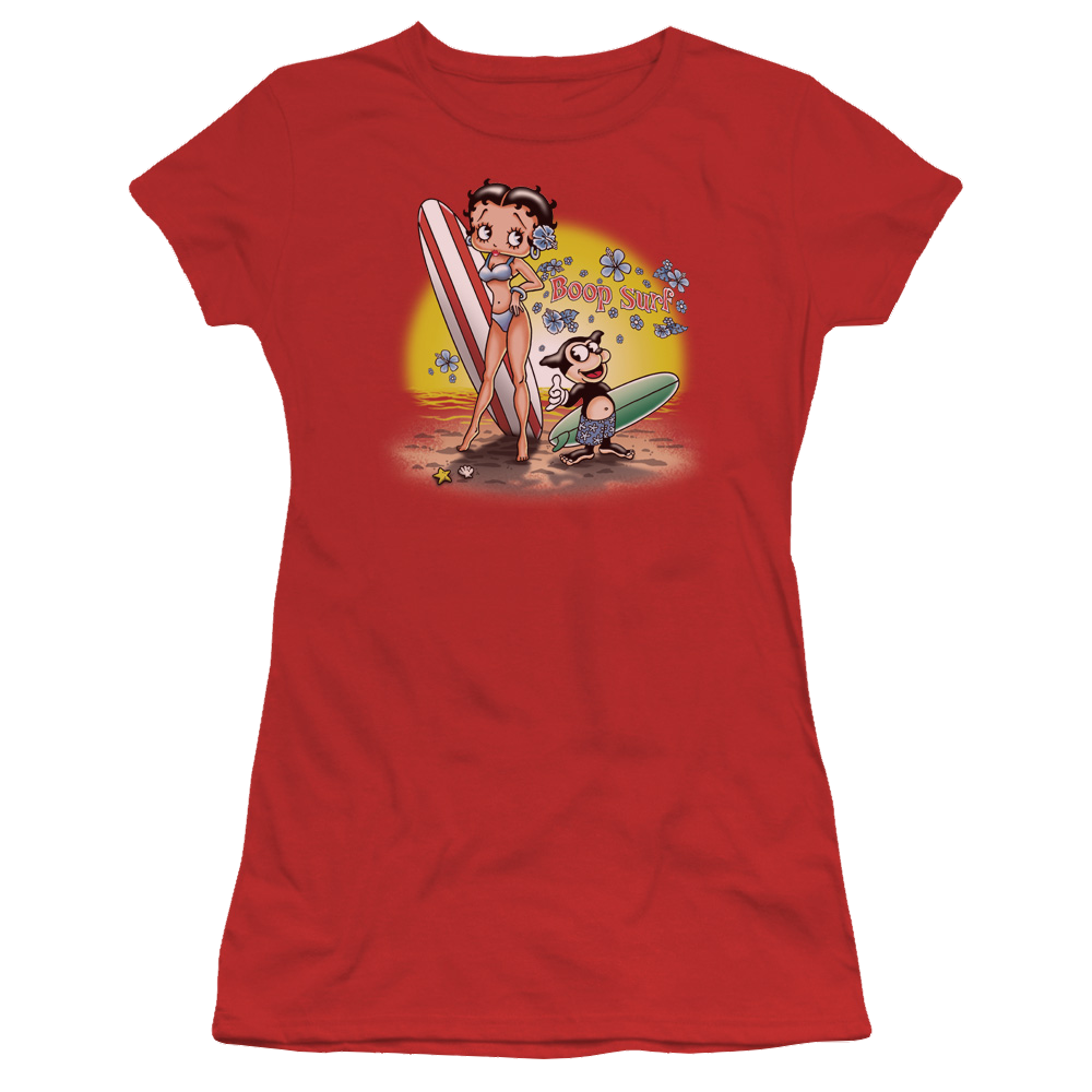 Betty Boop Surf - Juniors T-Shirt Juniors T-Shirt Betty Boop   