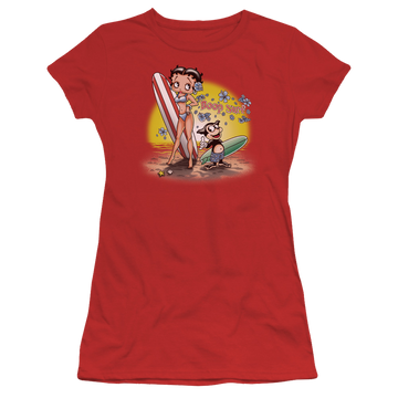 Betty Boop Surf - Juniors T-Shirt Juniors T-Shirt Betty Boop   