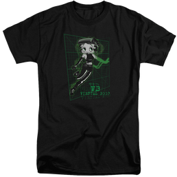Betty Boop Virtual Boop - Men's Tall Fit T-Shirt Men's Tall Fit T-Shirt Betty Boop   