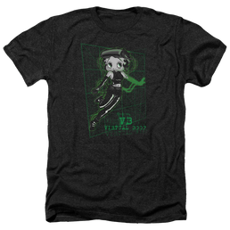 Betty Boop Virtual Boop - Men's Heather T-Shirt Men's Heather T-Shirt Betty Boop   