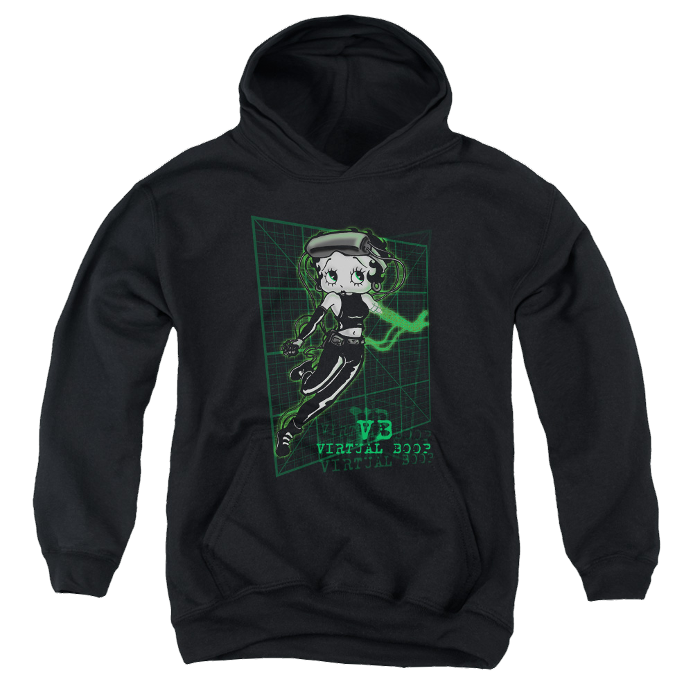 Betty Boop Virtual Boop - Youth Hoodie Youth Hoodie (Ages 8-12) Betty Boop   