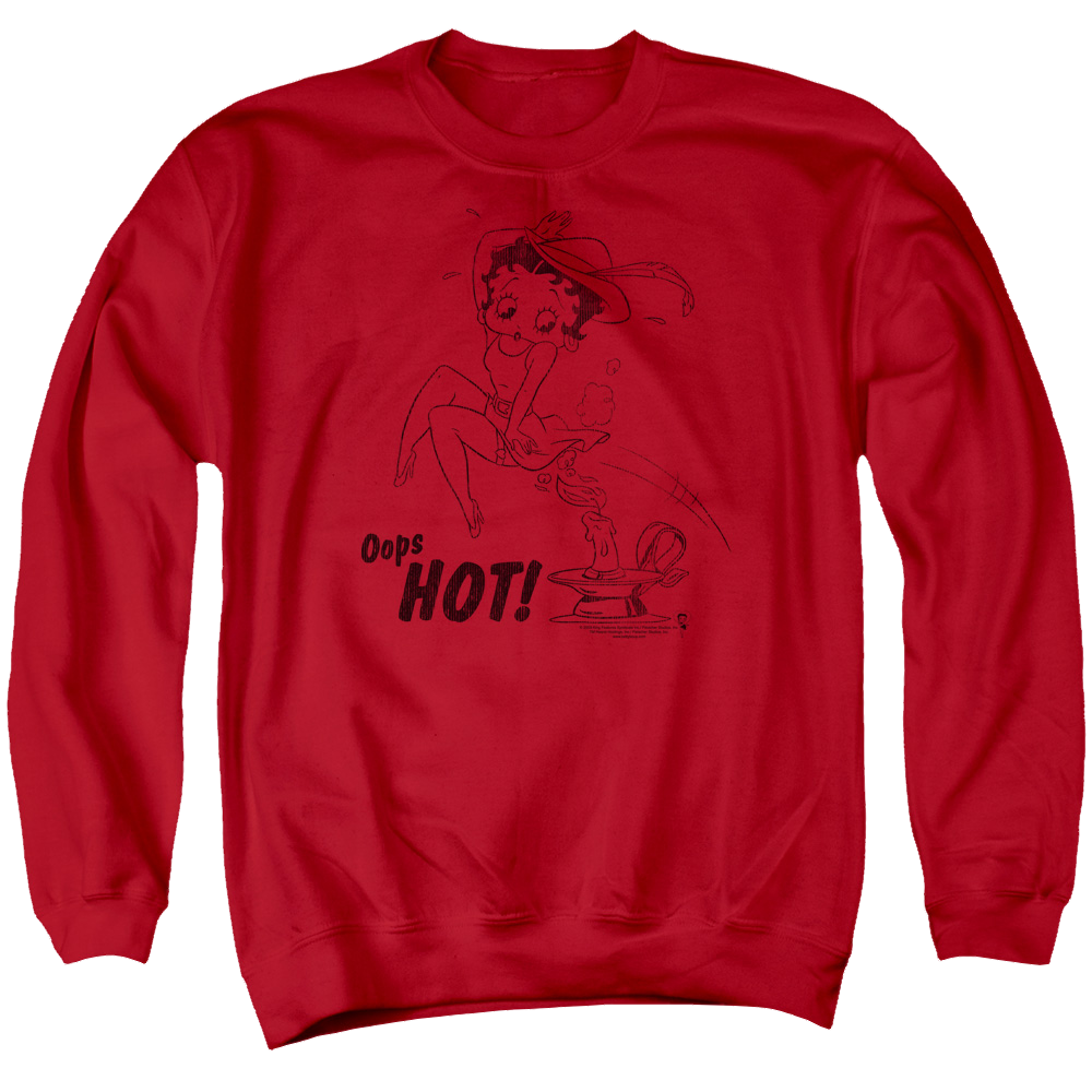 Betty Boop Nimble Betty - Men's Crewneck Sweatshirt Men's Crewneck Sweatshirt Betty Boop   