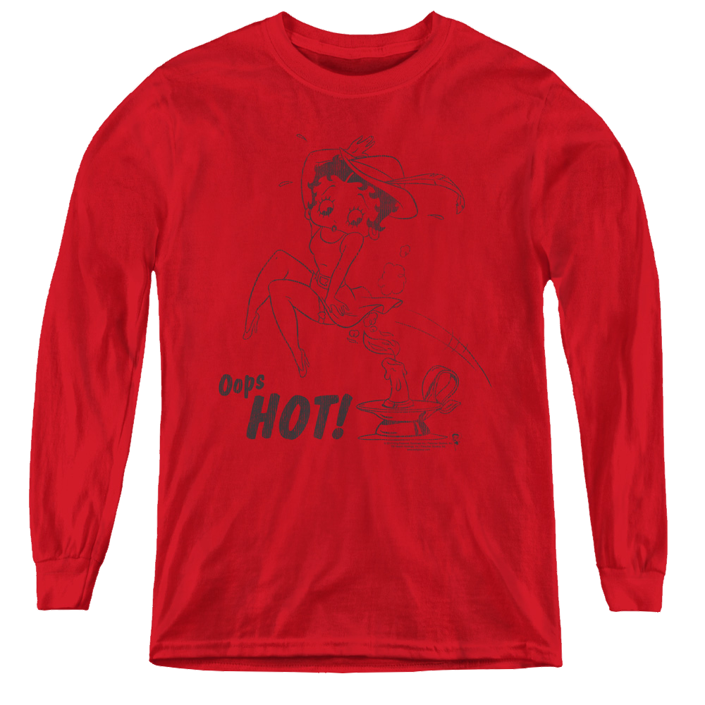 Betty Boop Nimble Betty - Youth Long Sleeve T-Shirt Youth Long Sleeve T-Shirt Betty Boop   