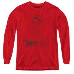 Betty Boop Nimble Betty - Youth Long Sleeve T-Shirt Youth Long Sleeve T-Shirt Betty Boop   