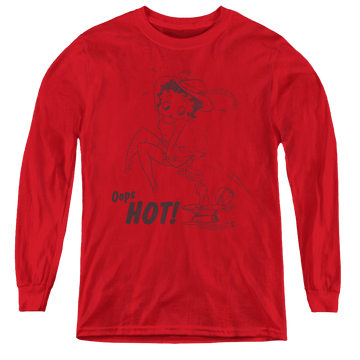 Betty Boop Nimble Betty - Youth Long Sleeve T-Shirt Youth Long Sleeve T-Shirt Betty Boop   