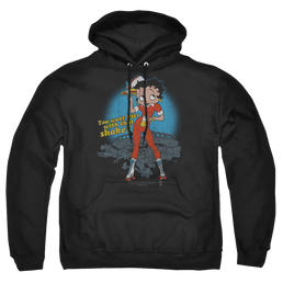 Betty Boop Fries With That - Pullover Hoodie Pullover Hoodie Betty Boop   