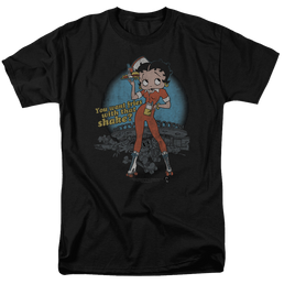 Betty Boop Fries With That - Men's Regular Fit T-Shirt Men's Regular Fit T-Shirt Betty Boop   