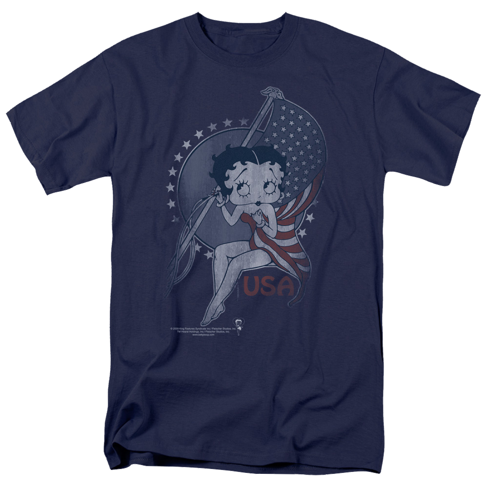 Betty Boop Proud Betty - Men's Regular Fit T-Shirt Men's Regular Fit T-Shirt Betty Boop   