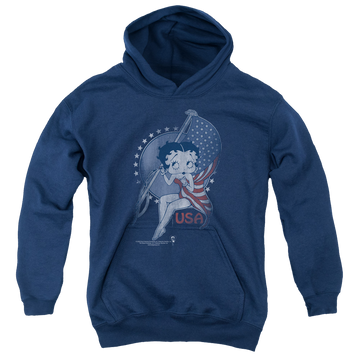Betty Boop Proud Betty - Youth Hoodie Youth Hoodie (Ages 8-12) Betty Boop   