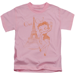 Betty Boop Oui Oui - Kid's T-Shirt Kid's T-Shirt (Ages 4-7) Betty Boop   
