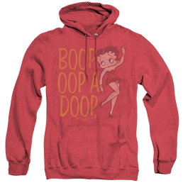 Betty Boop Classic Oop - Heather Pullover Hoodie Heather Pullover Hoodie Betty Boop   