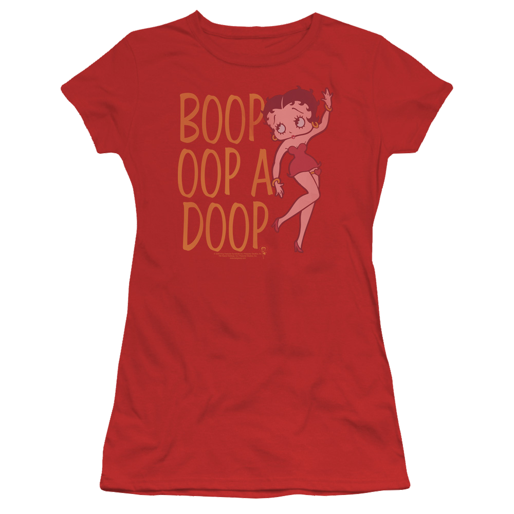 Betty Boop Classic Oop - Juniors T-Shirt Juniors T-Shirt Betty Boop   
