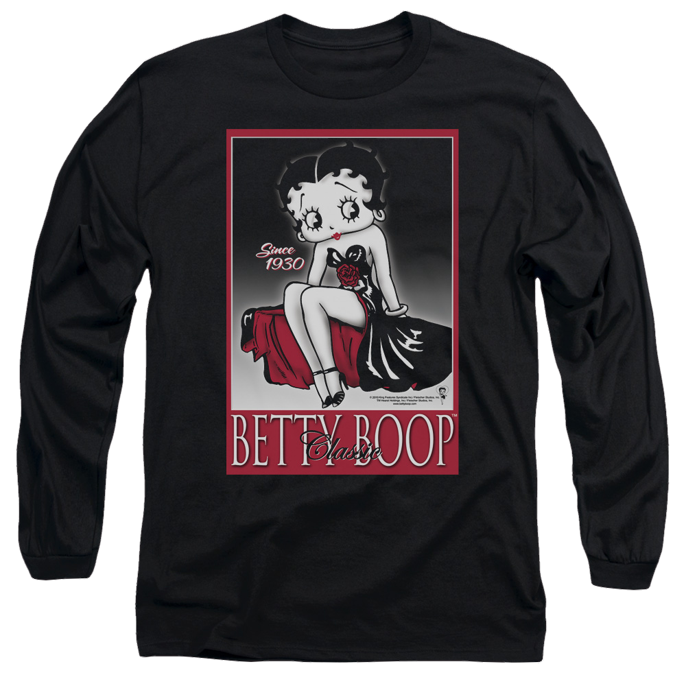 Betty Boop Classic - Men's Long Sleeve T-Shirt Men's Long Sleeve T-Shirt Betty Boop   