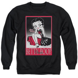 Betty Boop Classic - Men's Crewneck Sweatshirt Men's Crewneck Sweatshirt Betty Boop   