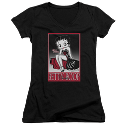 Betty Boop Classic - Juniors V-Neck T-Shirt Juniors V-Neck T-Shirt Betty Boop   