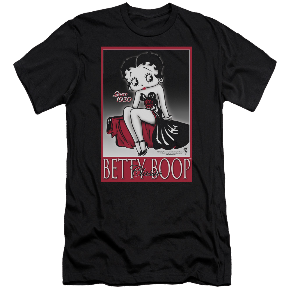 Betty Boop Classic - Men's Premium Slim Fit T-Shirt Men's Premium Slim Fit T-Shirt Betty Boop   