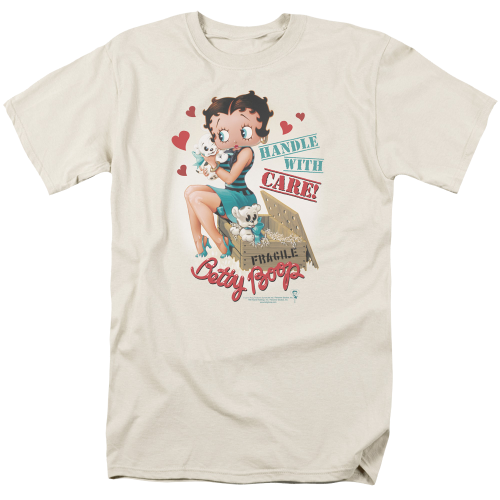 Betty Boop Handle With Care - Men's Regular Fit T-Shirt Men's Regular Fit T-Shirt Betty Boop   