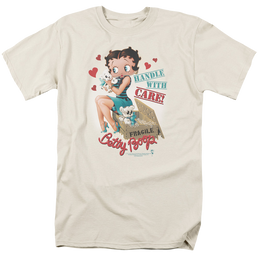 Betty Boop Handle With Care - Men's Regular Fit T-Shirt Men's Regular Fit T-Shirt Betty Boop   