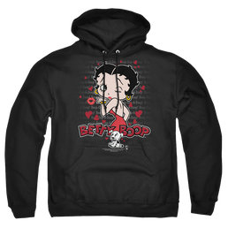 Betty Boop Classic Kiss - Pullover Hoodie Pullover Hoodie Betty Boop   