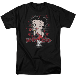 Betty Boop Classic Kiss - Men's Regular Fit T-Shirt Men's Regular Fit T-Shirt Betty Boop   