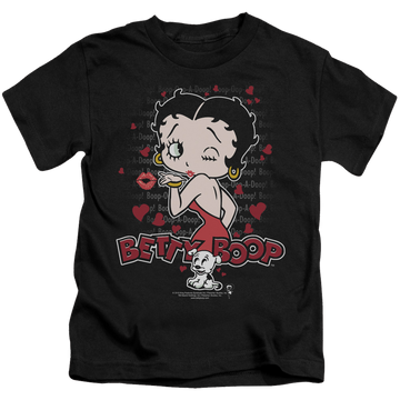 Betty Boop Classic Kiss - Kid's T-Shirt Kid's T-Shirt (Ages 4-7) Betty Boop   