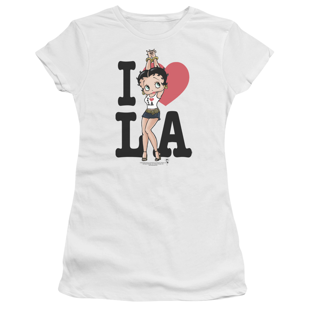 Betty Boop I Heart La - Juniors T-Shirt Juniors T-Shirt Betty Boop   