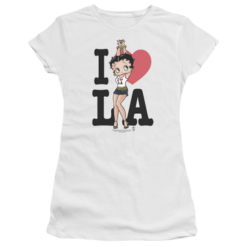 Betty Boop I Heart La - Juniors T-Shirt Juniors T-Shirt Betty Boop   