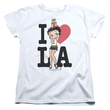 Betty Boop I Heart La - Women's T-Shirt Women's T-Shirt Betty Boop   