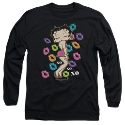 Betty Boop Tripple Xo - Men's Long Sleeve T-Shirt Men's Long Sleeve T-Shirt Betty Boop   