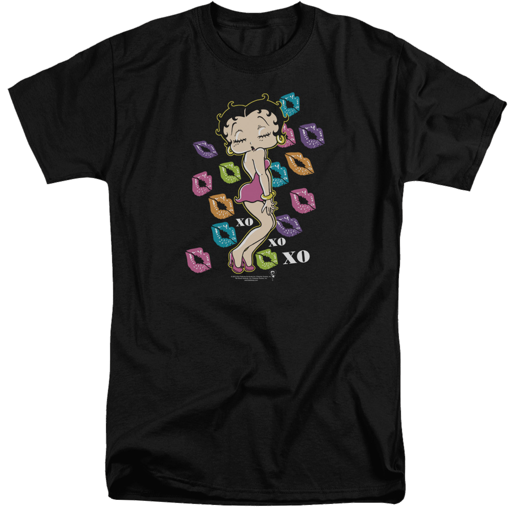 Betty Boop Tripple Xo - Men's Tall Fit T-Shirt Men's Tall Fit T-Shirt Betty Boop   