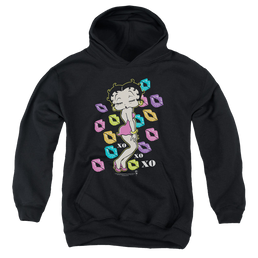 Betty Boop Tripple Xo - Youth Hoodie Youth Hoodie (Ages 8-12) Betty Boop   