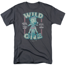 Betty Boop Wild One - Men's Regular Fit T-Shirt Men's Regular Fit T-Shirt Betty Boop   
