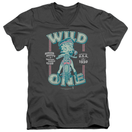 Betty Boop Wild One - Men's V-Neck T-Shirt Men's V-Neck T-Shirt Betty Boop   