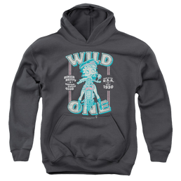 Betty Boop Wild One - Youth Hoodie Youth Hoodie (Ages 8-12) Betty Boop   