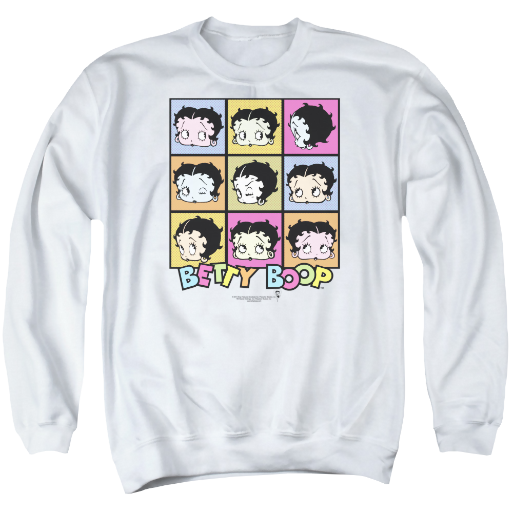 Betty Boop Shes Got The Look - Men's Crewneck Sweatshirt Men's Crewneck Sweatshirt Betty Boop   