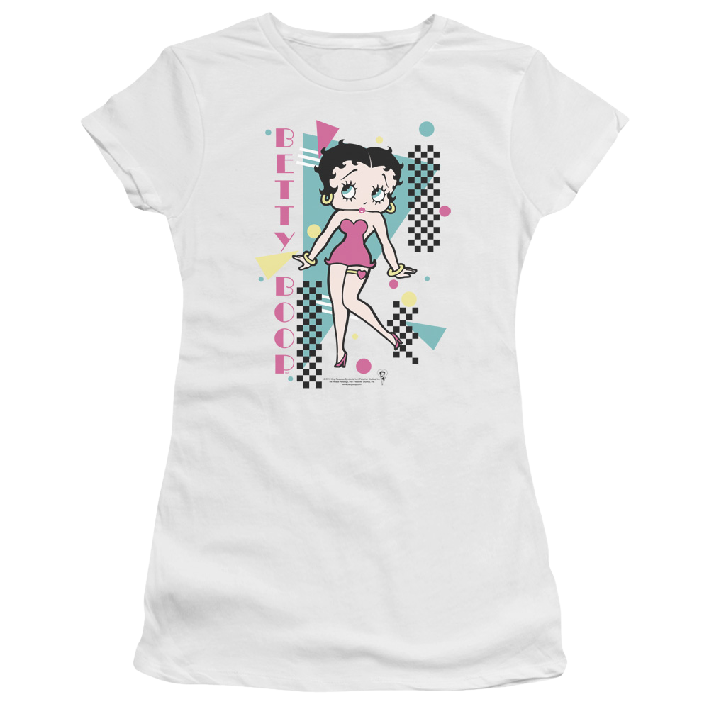Betty Boop Booping 80S Style - Juniors T-Shirt Juniors T-Shirt Betty Boop   