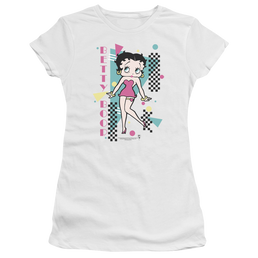 Betty Boop Booping 80S Style - Juniors T-Shirt Juniors T-Shirt Betty Boop   