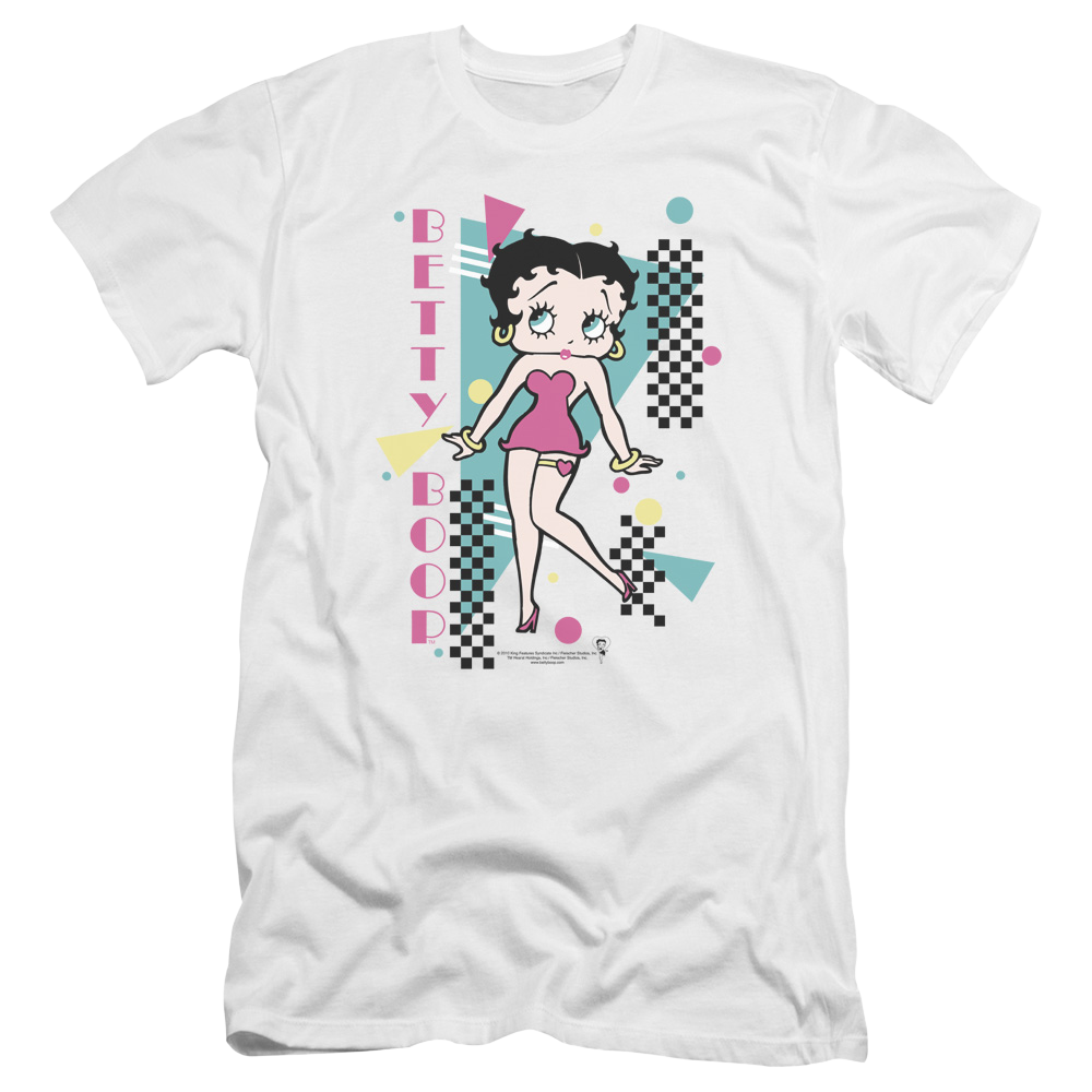 Betty Boop Booping 80S Style - Men's Premium Slim Fit T-Shirt Men's Premium Slim Fit T-Shirt Betty Boop   