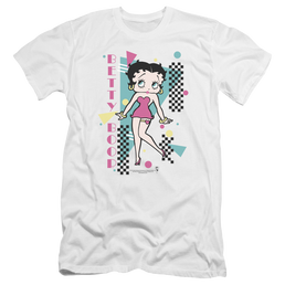 Betty Boop Booping 80S Style - Men's Premium Slim Fit T-Shirt Men's Premium Slim Fit T-Shirt Betty Boop   