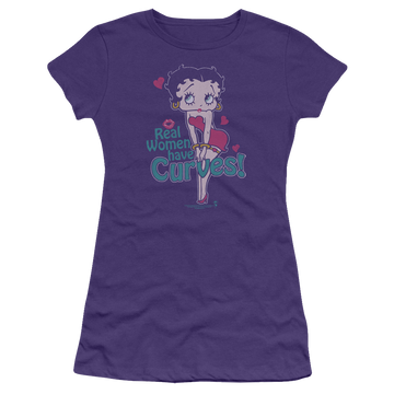 Betty Boop Curves - Juniors T-Shirt Juniors T-Shirt Betty Boop   