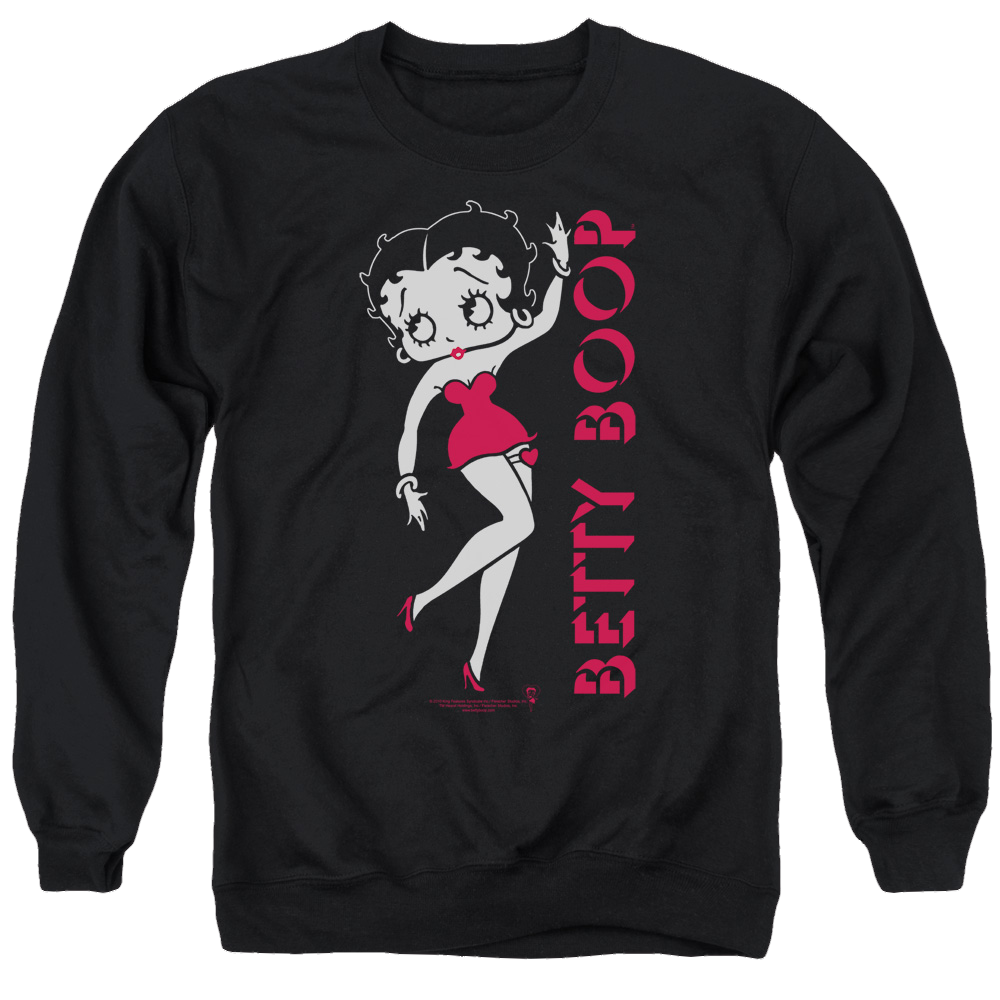 Betty Boop Classic - Men's Crewneck Sweatshirt Men's Crewneck Sweatshirt Betty Boop   