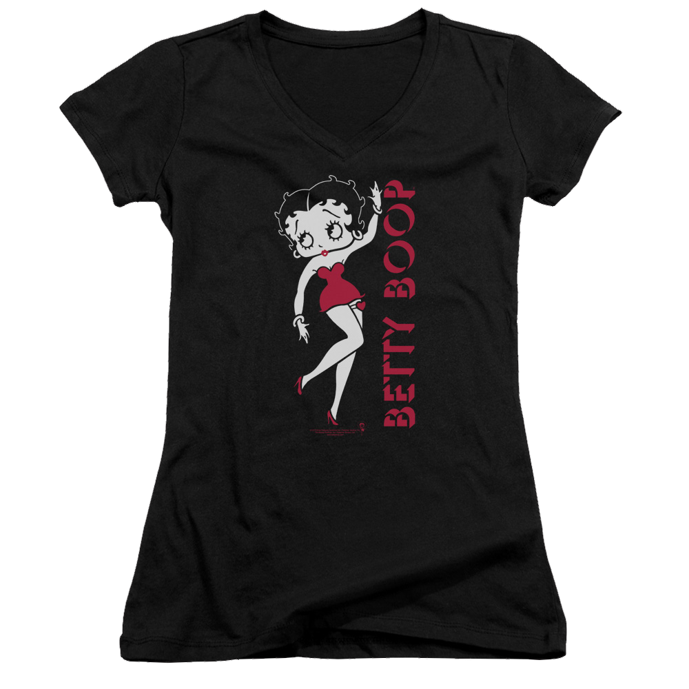 Betty Boop Classic - Juniors V-Neck T-Shirt Juniors V-Neck T-Shirt Betty Boop   