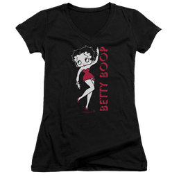 Betty Boop Classic - Juniors V-Neck T-Shirt Juniors V-Neck T-Shirt Betty Boop   