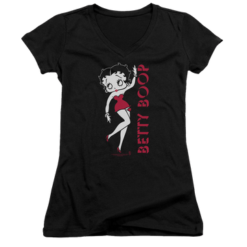 Betty Boop Classic - Juniors V-Neck T-Shirt Juniors V-Neck T-Shirt Betty Boop   