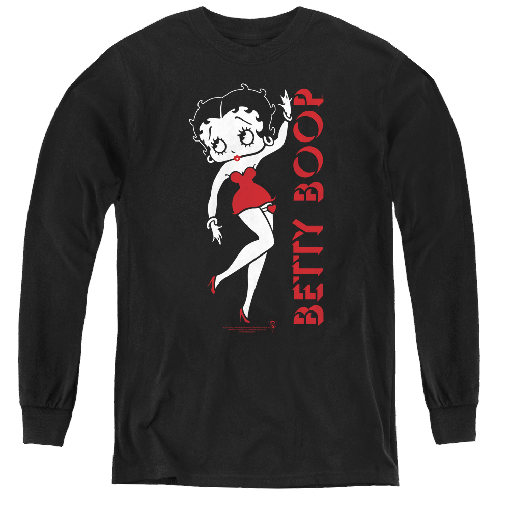 Betty Boop Classic - Youth Long Sleeve T-Shirt Youth Long Sleeve T-Shirt Betty Boop   