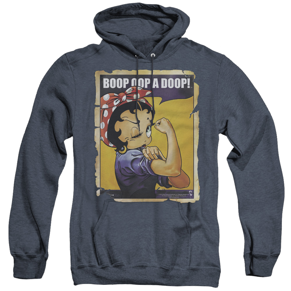 Betty Boop Power - Heather Pullover Hoodie Heather Pullover Hoodie Betty Boop   